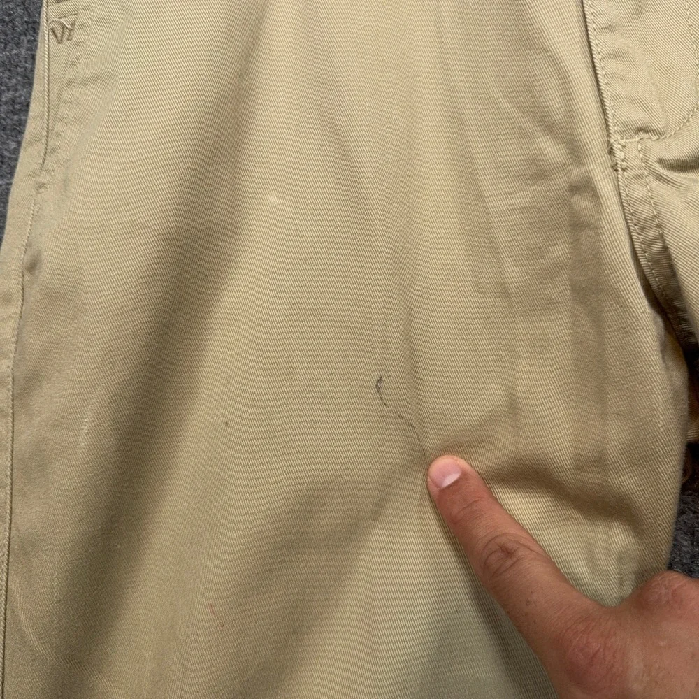 RVCA Chino Pants Mens 30 Tan Straight Leg Casual Skate Trousers Khaki Workwear